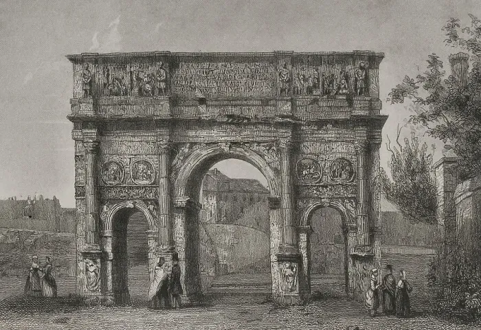 Framed Print : Arch of Constantine in Rome Framed Print : Arch of Constantine in Rome