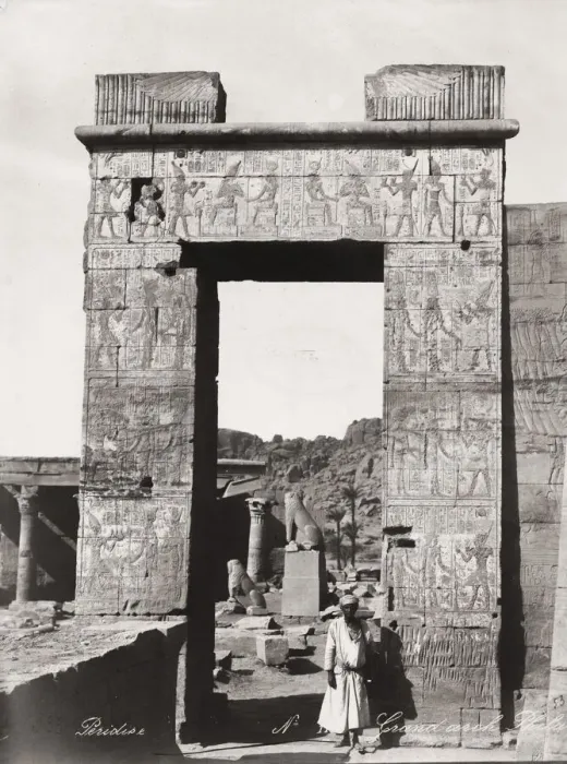 Framed Print : Arch, gate, island of Philae, River Nile, Egypt Framed Print : Arch, gate, island of Philae, River Nile, Egypt