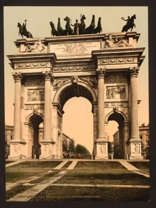 Framed Print : The Arch of Peace, Milan, Italy