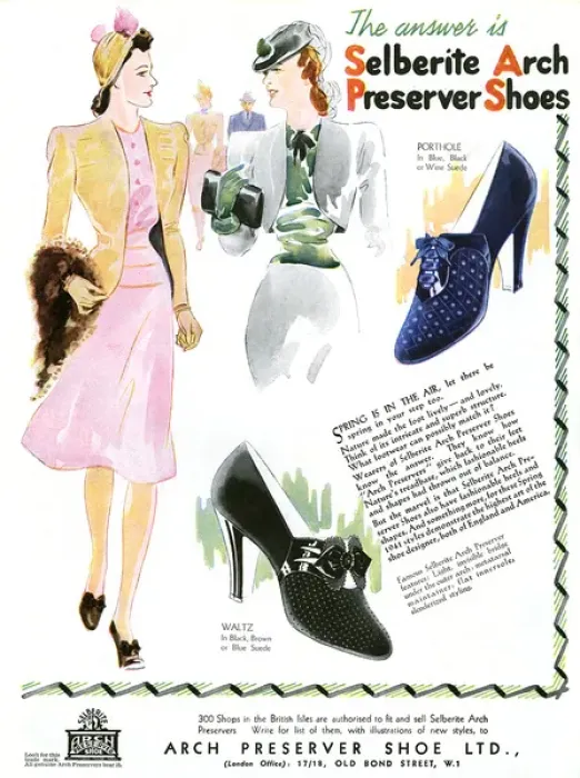 Framed Print : Arch Preserver Shoe Ltd advertisement, 1941 Framed Print : Arch Preserver Shoe Ltd advertisement, 1941
