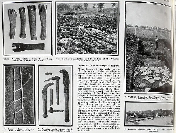 Archaeological dig at Glastonbury