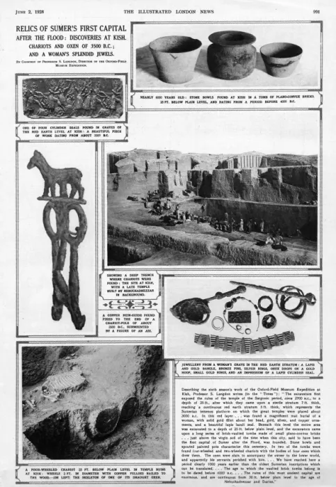 Framed Print : Archaeological Discoveries at Kish Framed Print : Archaeological Discoveries at Kish