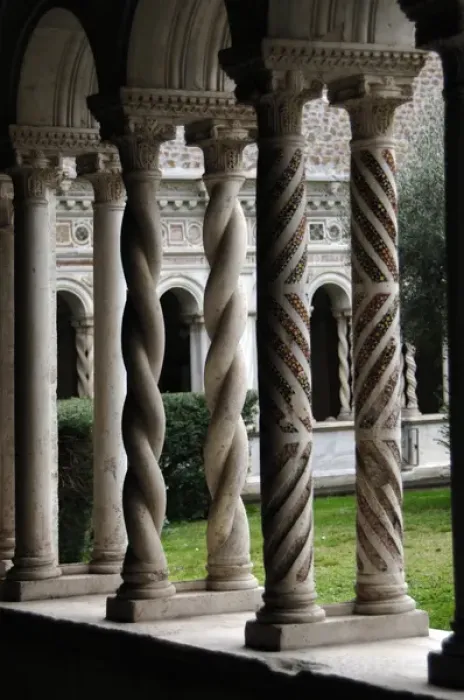 Framed Print : Archbasilica of Saint John Lateran. Cloister Framed Print : Archbasilica of Saint John Lateran. Cloister