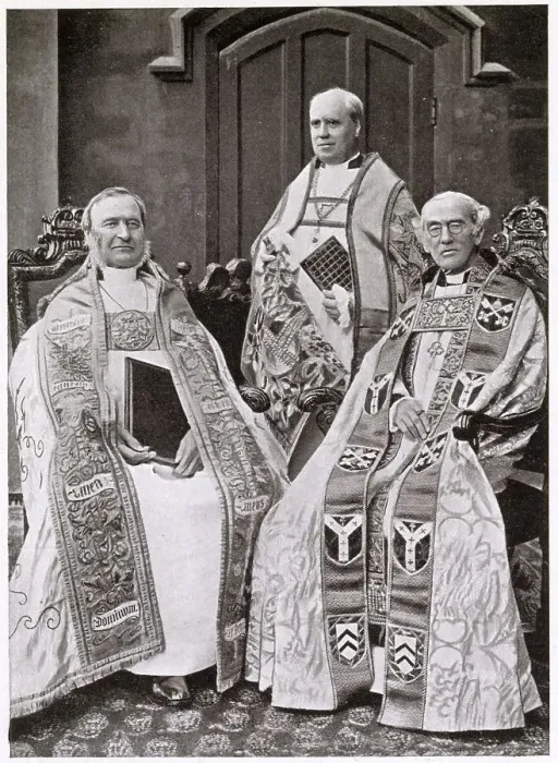Framed Print : Archbishops & Bishops Robes at Coronation of Edward VII 1902 Framed Print : Archbishops & Bishops Robes at Coronation of Edward VII 1902