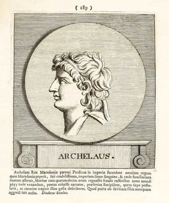 Framed Print : Archelaus I, king of the ancient kingdom of Macedon Framed Print : Archelaus I, king of the ancient kingdom of Macedon