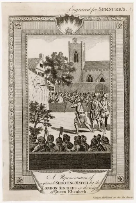 Framed Print : Archery Contest 1583 Framed Print : Archery Contest 1583