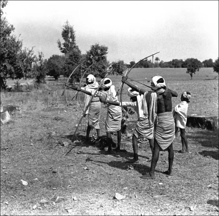 Framed Print : Archery Practise - India Framed Print : Archery Practise - India