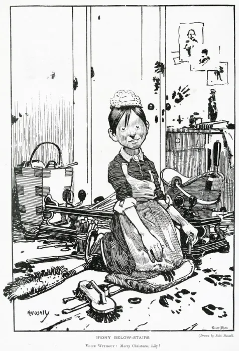 Framed Print : The Archetypal Housemaid. Date: 1901 Framed Print : The Archetypal Housemaid. Date: 1901