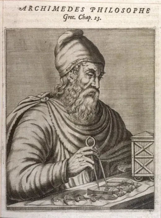 Framed Print : Archimedes, Greek mathematician and inventor Framed Print : Archimedes, Greek mathematician and inventor