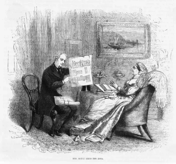 Framed Print : Architect Shows Plans Framed Print : Architect Shows Plans