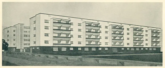 Framed Print : Architectural Drawing, Residential Flats Framed Print : Architectural Drawing, Residential Flats