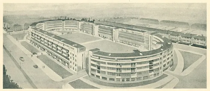 Framed Print : Architectural Drawing, Residential Flats Framed Print : Architectural Drawing, Residential Flats