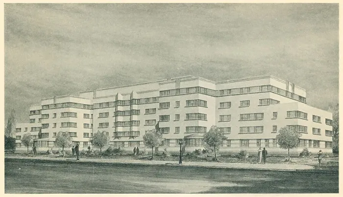 Framed Print : Architectural Drawing, Residential Flats Framed Print : Architectural Drawing, Residential Flats
