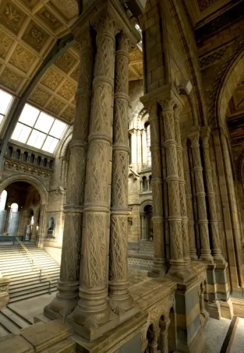 Framed Print : Architectural features of the Main Hall Framed Print : Architectural features of the Main Hall
