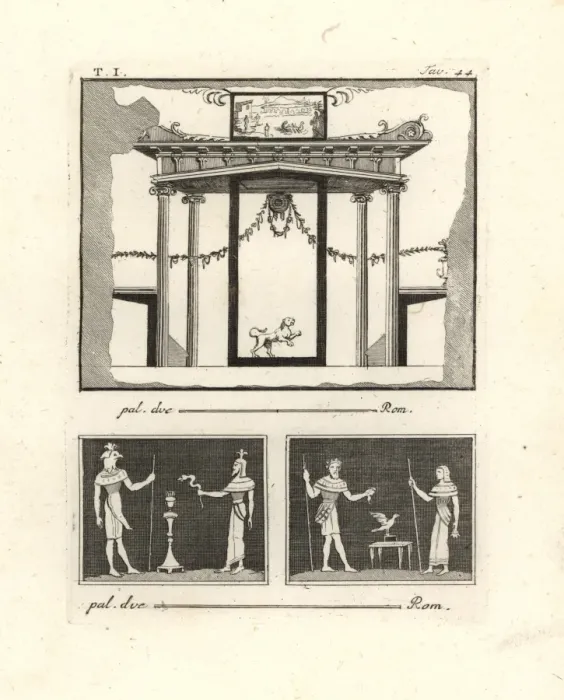 Framed Print : Architectural painting of a vestibule Framed Print : Architectural painting of a vestibule