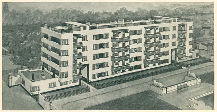 Framed Print : Architectural Perspective Of Residential Flats Framed Print : Architectural Perspective Of Residential Flats