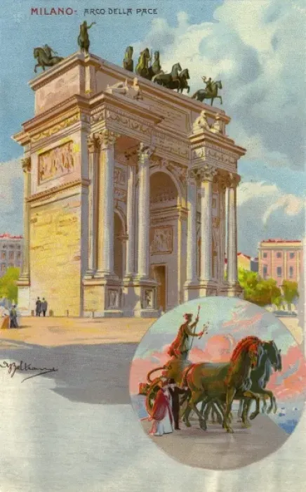 Framed Print : Arco della Pace - Milan - Italy Framed Print : Arco della Pace - Milan - Italy