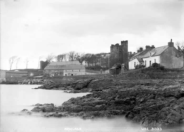 Framed Print : Ardglass - a view of the town from along the rocks Framed Print : Ardglass - a view of the town from along the rocks