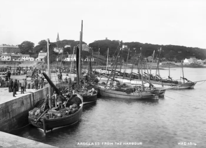 Framed Print : Ardglass from the Harbour Framed Print : Ardglass from the Harbour