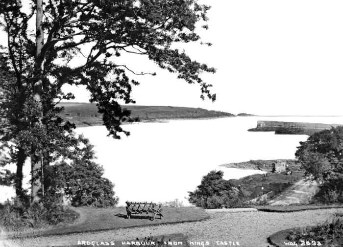 Framed Print : Ardglass Harbour from Kings Castle Framed Print : Ardglass Harbour from Kings Castle