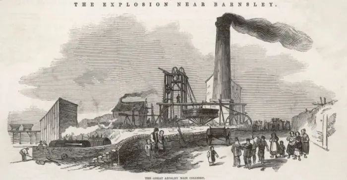 Framed Print : Ardsley Colliery / 1847 Framed Print : Ardsley Colliery / 1847