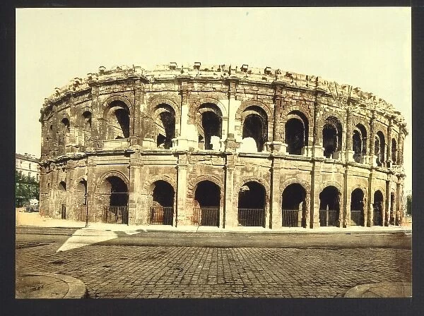 The arena, exterior, Nimes, France