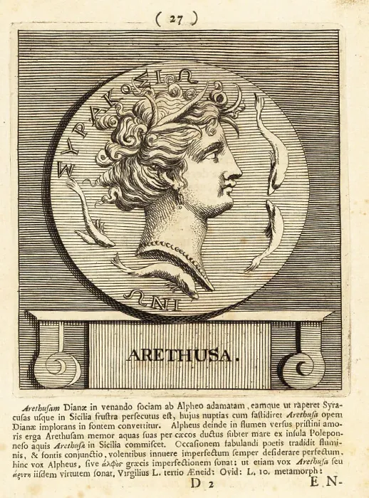 Framed Print : Arethusa, nymph and daughter of Nereus Framed Print : Arethusa, nymph and daughter of Nereus