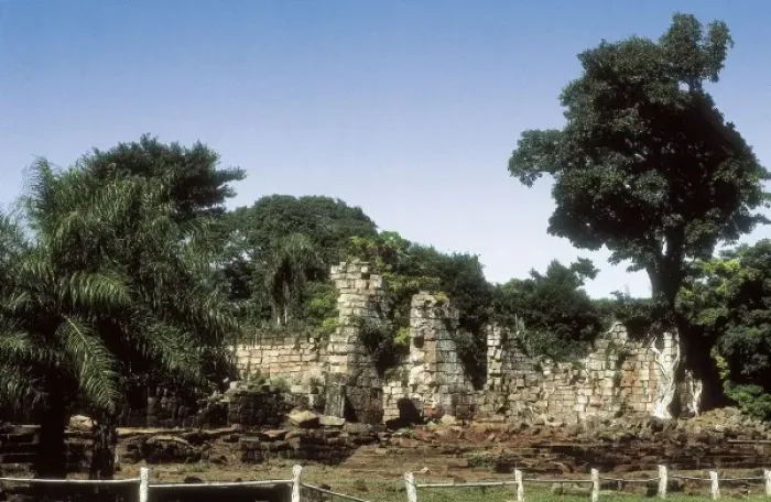 Framed Print : ARGENTINA. MISIONES. Santa Ana. Remaind of Framed Print : ARGENTINA. MISIONES. Santa Ana. Remaind of