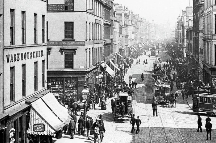 Framed Print : Argyle Street, Glasgow early 1900's Framed Print : Argyle Street, Glasgow early 1900's