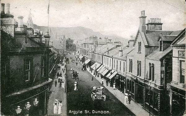 Argyll Street, Dunoon, Cowal Peninsula, Argyll and Bute, Sco