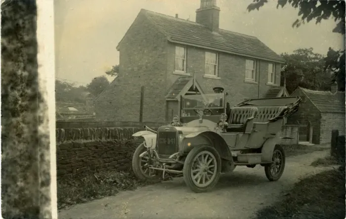 Framed Print : Argyll Vintage Car - Automobile at Boofield Cottages, Fixby Framed Print : Argyll Vintage Car - Automobile at Boofield Cottages, Fixby