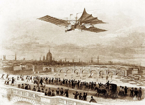 The Arial Steam Carriage - proposed flying machine