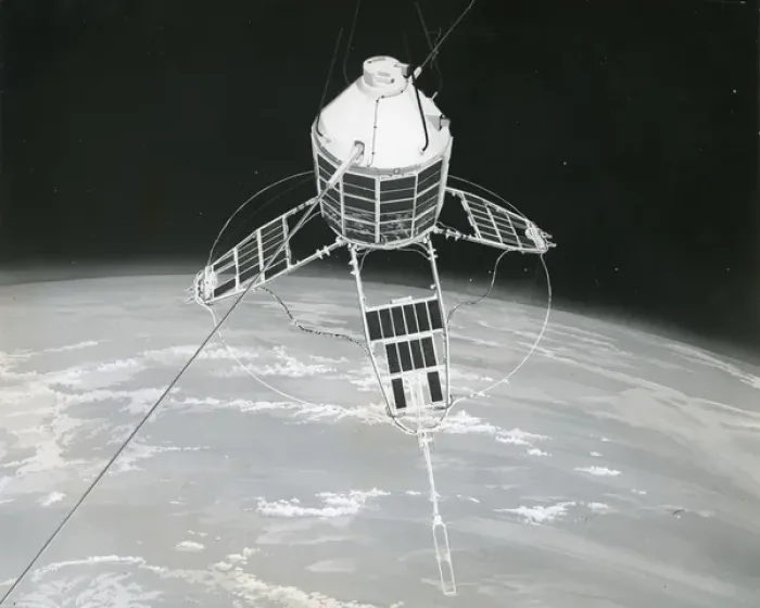 Framed Print : Ariel 4, an ionospheric research satellite, was launched?
