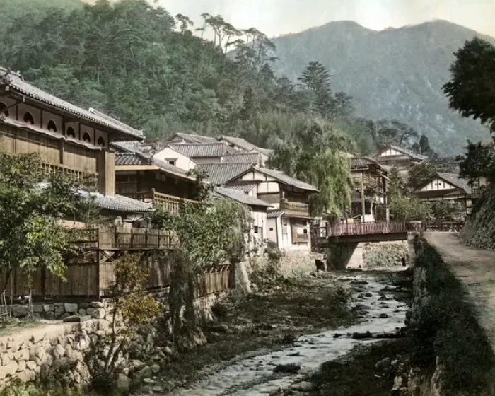 Framed Print : Arima Hotel, Japan Framed Print : Arima Hotel, Japan