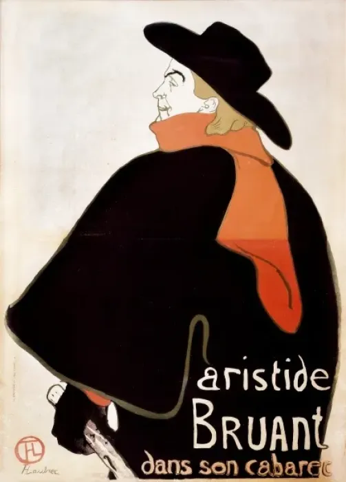 Framed Print : Aristide Bruant in his Cabaret Framed Print : Aristide Bruant in his Cabaret