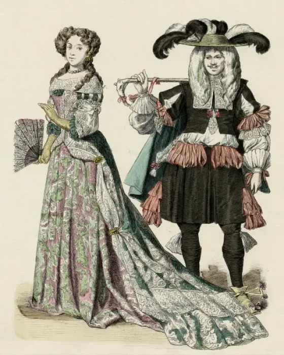 Framed Print : Aristocrats 1670 Framed Print : Aristocrats 1670
