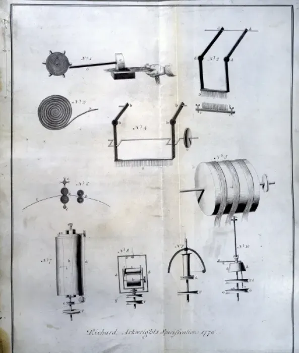 Framed Print : Arkwrights spinning machine Framed Print : Arkwrights spinning machine