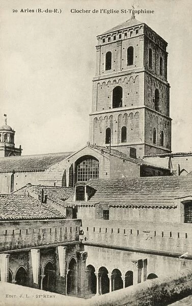 Arles, France - Belfry of the Church of St Trophime