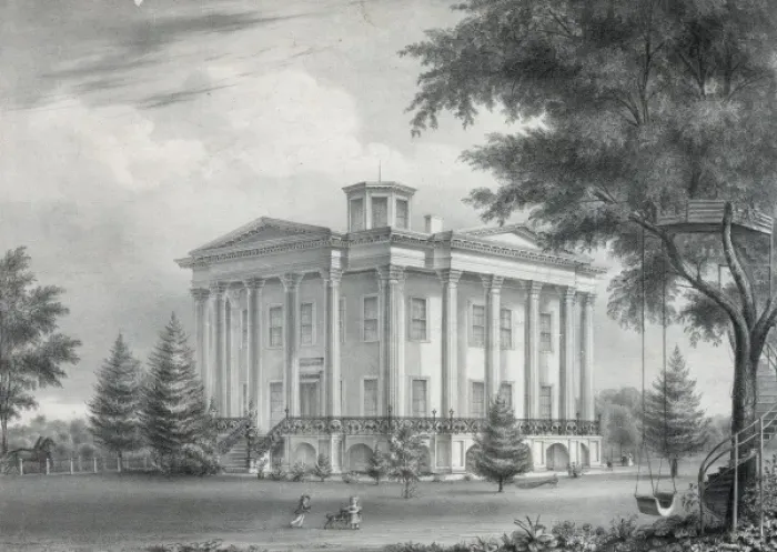 Framed Print : Arlington House. Situate in Kings County, Long Island, 7 mil Framed Print : Arlington House. Situate in Kings County, Long Island, 7 mil
