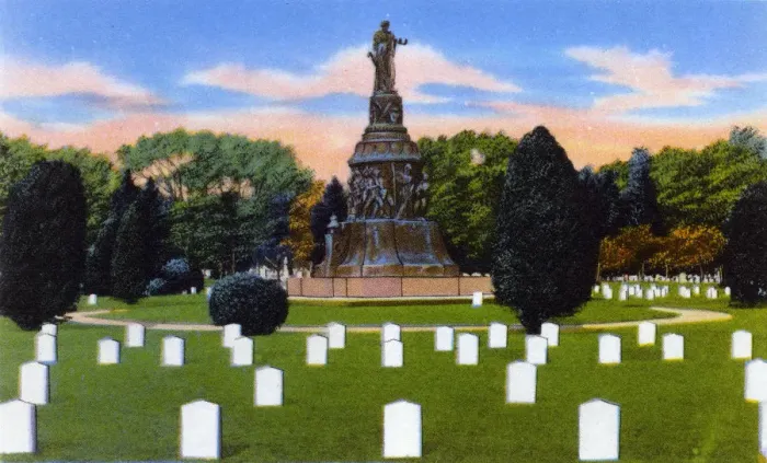Framed Print : Arlington, Virginia, USA - Confederate Memorial and graves Framed Print : Arlington, Virginia, USA - Confederate Memorial and graves