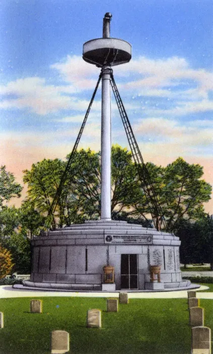 Framed Print : Arlington, Virginia, USA - USS Maine Mast Memorial Framed Print : Arlington, Virginia, USA - USS Maine Mast Memorial
