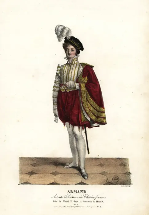 Framed Print : Armand as Henri V in La Jeunesse de Henri V Framed Print : Armand as Henri V in La Jeunesse de Henri V