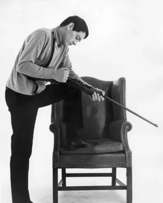 Framed Print : Armchair Rifle Framed Print : Armchair Rifle