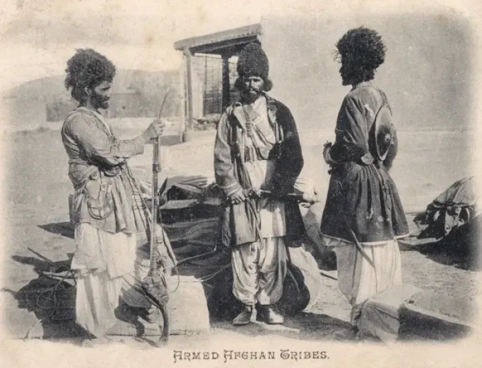 Framed Print : Armed Afghan Tribesmen Framed Print : Armed Afghan Tribesmen