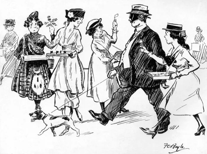 Framed Print : Armed against fate and flags by F C Boyle Framed Print : Armed against fate and flags by F C Boyle