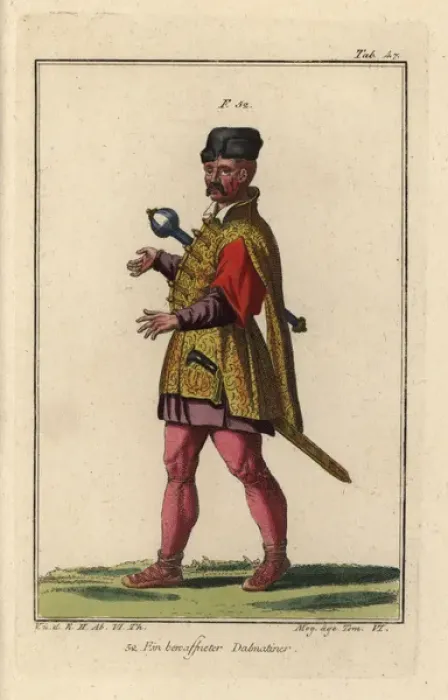 Framed Print : An armed man of Dalmatia, 16th century Framed Print : An armed man of Dalmatia, 16th century
