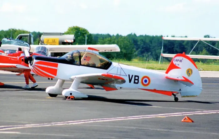 Framed Print : Armee de l'Air - Mudry CAP 10B 118 / VB (msn 118), at Base aerienne 112 Reims-Champagne on 14 September 1997. (Armee de l'Air - French Air Force). Date: 1997 Framed Print : Armee de l'Air - Mudry CAP 10B 118 / VB (msn 118), at Base aerienne 112 Reims-Champagne on 14 September 1997. (Armee de l'Air - French Air Force). Date: 1997
