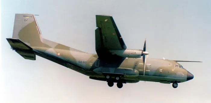 Framed Print : Armee de l'Air - Transall C-160NG 64-GO / F215 (msn F215), of ET. 64. (Transall - TRANSport ALLianz / Armee de l'Air - French Air Force). Date: circa 1995 Framed Print : Armee de l'Air - Transall C-160NG 64-GO / F215 (msn F215), of ET. 64. (Transall - TRANSport ALLianz / Armee de l'Air - French Air Force). Date: circa 1995