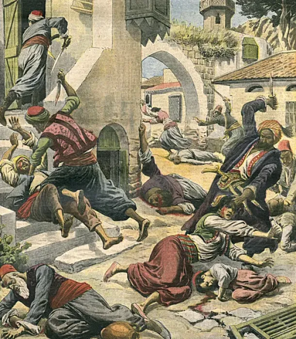 Framed Print : Armenians Massacred / 1909 Framed Print : Armenians Massacred / 1909