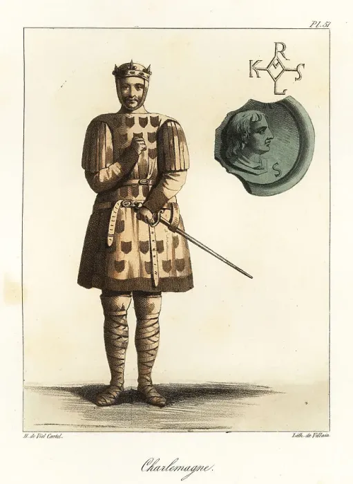 Framed Print : Armour and seal of Charlemagne Framed Print : Armour and seal of Charlemagne